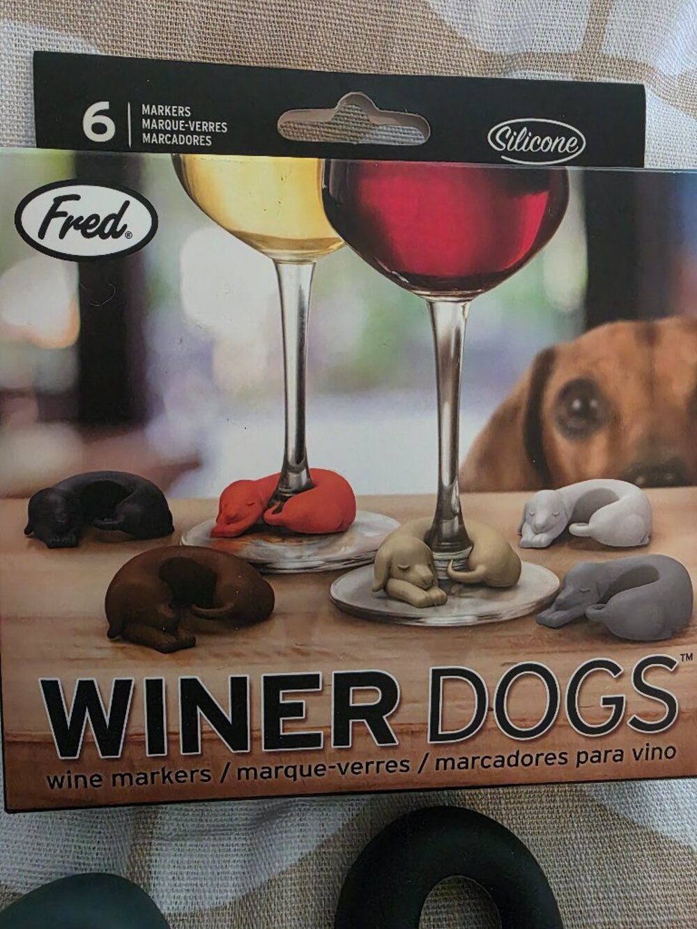 Fred Winer Dogs Wine Markers